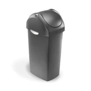 Waste bin with hinged lid 60 l